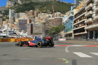 World © 2013 Octane Photographic Ltd. F1 Monaco GP, Monte Carlo - Thursday 23rd May 2013 - Practice 1. Vodafone McLaren Mercedes MP4/28 - Jenson Button. Digital Ref :  0692lw1d6993