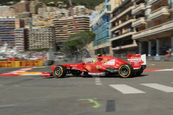 World © 2013 Octane Photographic Ltd. F1 Monaco GP, Monte Carlo -Thursday 23rd May 2013 - Practice 1. Scuderia Ferrari F138 - Felipe Massa. Digital Ref : 0692lw1d7032