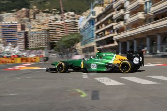World © 2013 Octane Photographic Ltd. F1 Monaco GP, Monte Carlo -Thursday 23rd May 2013 - Practice 1. Caterham F1 Team CT03 - Giedo van der Garde. Digital Ref : 0692lw1d7082
