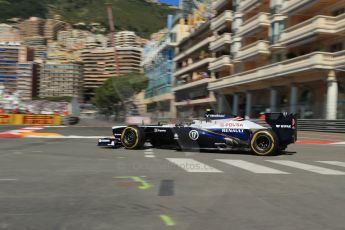 World © 2013 Octane Photographic Ltd. F1 Monaco GP, Monte Carlo -Thursday 23rd May 2013 - Practice 1. Williams FW35 - Valtteri Bottas. Digital Ref : 0692lw1d7095