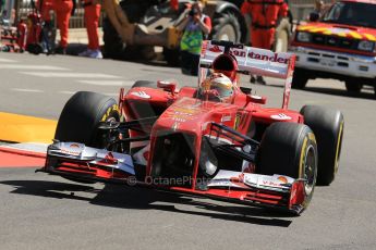World © 2013 Octane Photographic Ltd. F1 Monaco GP, Monte Carlo -Thursday 23rd May 2013 - Practice 1. Scuderia Ferrari F138 - Fernando Alonso. Digital Ref : 0692lw1d7138