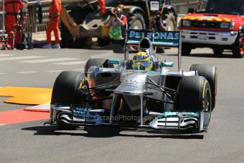 World © 2013 Octane Photographic Ltd. F1 Monaco GP, Monte Carlo -Thursday 23rd May 2013 - Practice 1. Mercedes AMG Petronas F1 W04 - Nico Rosberg. Digital Ref : 0692lw1d7199