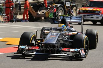 World © 2013 Octane Photographic Ltd. F1 Monaco GP, Monte Carlo -Thursday 23rd May 2013 - Practice 1. Sauber C32, Esteban Gutierrez. Digital Ref : 0692lw1d7209