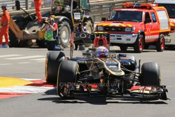 World © 2013 Octane Photographic Ltd. F1 Monaco GP, Monte Carlo -Thursday 23rd May 2013 - Practice 1. Lotus F1 Team - E21- Romain Grosjean. Digital Ref : 0692lw1d7216