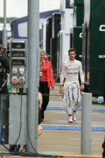 World © Octane Photographic Ltd. Saturday 5th July 2014. British GP, Silverstone, UK. - Formula 1 Qualifying Paddock. Marussia F1 Team MR03 - Jules Bianchi. Digital Ref: 1018LB1D0117