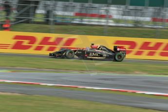World © Octane Photographic Ltd. Saturday 5th July 2014. British GP, Silverstone, UK - Formula 1 Practice 3. Lotus F1 Team E22 - Romain Grosjean. Digital Ref: 1017LB1D8707