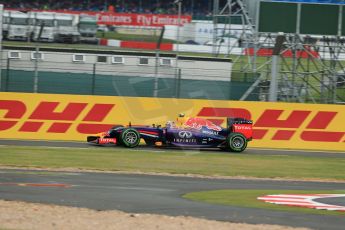 World © Octane Photographic Ltd. Saturday 5th July 2014. British GP, Silverstone, UK. - Formula 1 Practice 3. Infiniti Red Bull Racing RB10 – Daniel Ricciardo. Digital Ref: 1017LB1D8801
