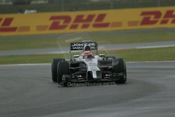 World © Octane Photographic Ltd. Saturday 5th July 2014. British GP, Silverstone, UK - Formula 1 Practice 3. McLaren Mercedes MP4/29 - Jenson Button. Digital Ref: 1017LB1D9085