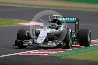 World © Octane Photographic Ltd. Mercedes AMG Petronas W07 Hybrid – Nico Rosberg. Friday 7th October 2016, F1 Japanese GP - Practice 2. Suzuka Circuit, Suzuka, Japan. Digital Ref : 1729LB1D4946