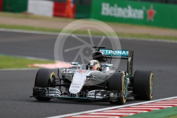 World © Octane Photographic Ltd. Mercedes AMG Petronas W07 Hybrid – Lewis Hamilton. Friday 7th October 2016, F1 Japanese GP - Practice 2. Suzuka Circuit, Suzuka, Japan. Digital Ref : 1729LB1D4959