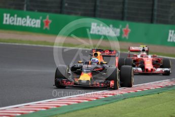 World © Octane Photographic Ltd. Red Bull Racing RB12 – Daniel Ricciardo. Friday 7th October 2016, F1 Japanese GP - Practice 2, Suzuka Circuit, Suzuka, Japan. Digital Ref : 1729LB1D5121