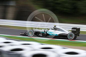 World © Octane Photographic Ltd. Mercedes AMG Petronas W07 Hybrid – Nico Rosberg. Friday 7th October 2016, F1 Japanese GP - Practice 2. Suzuka Circuit, Suzuka, Japan. Digital Ref : 1729LB2D2130