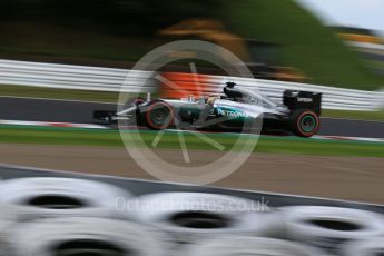 World © Octane Photographic Ltd. Mercedes AMG Petronas W07 Hybrid – Lewis Hamilton. Friday 7th October 2016, F1 Japanese GP - Practice 2. Suzuka Circuit, Suzuka, Japan. Digital Ref : 1729LB2D2265