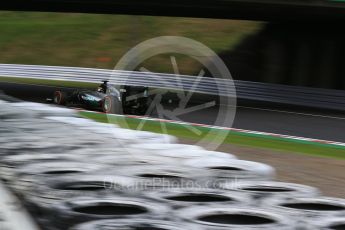 World © Octane Photographic Ltd. Mercedes AMG Petronas W07 Hybrid – Lewis Hamilton. Friday 7th October 2016, F1 Japanese GP - Practice 2. Suzuka Circuit, Suzuka, Japan. Digital Ref : 1729LB2D2312