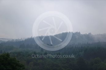 World © Octane Photographic Ltd. Formula 1 - Belgian Grand Prix - Friday - View of the misty valleys from the Paddock. Circuit de Spa Francorchamps, Belgium. Saturday 26th August 2017. Digital Ref: 1921LB2D6421
