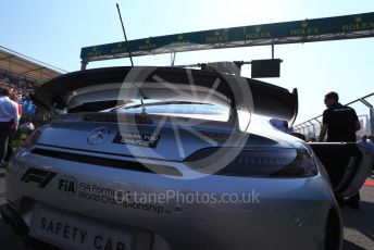 World © Octane Photographic Ltd. Formula 1 – Australian GP Grid. Mercedes AMG GT Safety car with "Thank You Charlie" markings for Charlie Whiting. Melbourne, Australia. Sunday 17th March 2019.