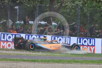 World © Octane Photographic Ltd. Formula 1 – Emilia Romagna Grand Prix – Imola, Italy. Friday 24th April 2022 Race. McLaren F1 Team MCL36 - Daniel Ricciardo.