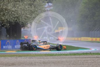World © Octane Photographic Ltd. Formula 1 – Emilia Romagna Grand Prix – Imola, Italy. Friday 24th April 2022 Race. McLaren F1 Team MCL36 - Daniel Ricciardo.