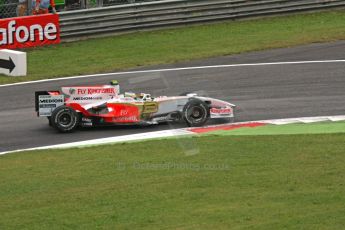 World © Octane Photographic Ltd. Italian GP, Monza, Formula 1 Practice 1. Friday 12th September 2008. Giancarlo Fisichella, Force India Formula One Team VJM-01. Digital Ref : 0842cb401d0013