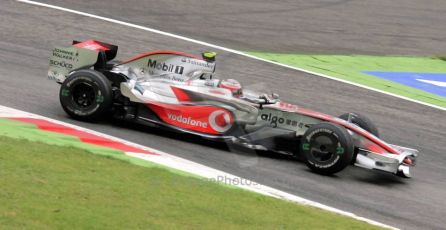 World © Octane Photographic Ltd. Italian GP, Monza, Formula 1 Practice 1. Friday 12th September 2008. Heikki Kovalainen, Vodafone McLaren Mercedes MP4-23. Digital Ref : 0842cb401d0020