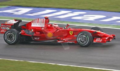 World © Octane Photographic Ltd. Italian GP, Monza, Formula 1 Practice 1. Friday 12th September 2008. Kimi Raikkonen, Scuderia Ferrari Marlboro F2008. Digital Ref : 0842cb401d0022