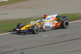 World © Octane Photographic Ltd. Italian GP, Monza, Formula 1 Practice 2. Friday 12th September 2008. Fernando Alonso, ING Renault F1 Team R28. Digital Ref : 0843cb40d0002