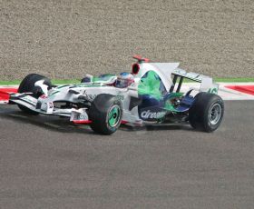 World © Octane Photographic Ltd. Italian GP, Monza, Formula 1 Practice 2. Friday 12th September 2008. Jenson Button, Honda Racing F1 Team RA108. Digital Ref : 0843cb40d0004