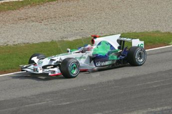 World © Octane Photographic Ltd. Italian GP, Monza, Formula 1 Practice 2. Friday 12th September 2008. Jenson Button, Honda Racing F1 Team RA108. Digital Ref : 0843cb40d0005