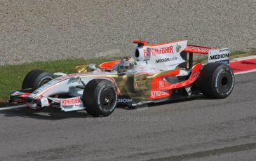 World © Octane Photographic Ltd. Italian GP, Monza, Formula 1 Practice 2. Friday 12th September 2008. Adrian Sutil, Force India Formula One Team VJM-01. Digital Ref : 0843cb40d0023