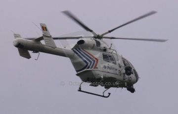 World © Octane Photographic. Belgian GP - Spa Francorchamps, Race, 30th August 2009. Police helicopter. Digital Ref :