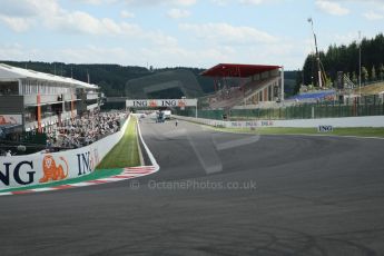 World © Octane Photographic. Belgian GP - Spa Francorchamps, 27th August 2009. La Source Hairpin. Digital Ref :