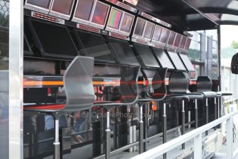 World © Octane Photographic. Belgian GP - Spa Francorchamps, Pitlane, 27th August 2009, McLaren Pitwall. Digital Ref :