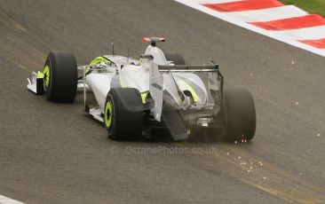 World © Octane Photographic. Belgian GP - Spa Francorchamps, Practice 1, 28th August 2009. Brawn BGP001 - Jenson Button. Digital Ref :