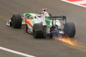 World © Octane Photographic. Belgian GP - Spa Francorchamps, Practice 1, 28th August 2009. Adrian Sutil, Force India VJM02. Digital Ref :