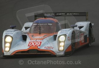© Octane Photographic 2009. Le Mans 24hour 2009. Aston Martin LMP1 - Tetre Rouge approach. Digital ref: LM09_003