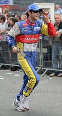 © Octane Photographic 2009. Le Mans 24hour 2009. Bruno Senna - Drivers' Parade. Digital ref: LM09_013