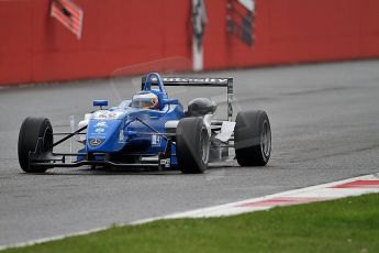 © Octane Photographic 2010. British F3 – Silverstone - Bridge circuit . Carlos Huertas - Raikkonen Roberston Racing. 14th August 2010. Digital Ref : 0051CB7D0642