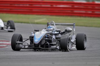 © Octane Photographic 2010. British F3 – Silverstone - Bridge circuit . Gabriel Dias - Hitech Racing. 14th August 2010. Digital Ref : 0051CB7D1171