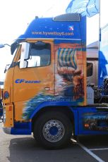 © Octane Photographic 2010. British F3 – Silverstone - Bridge circuit . CF Racing transporter. 15th August 2010. Digital Ref : 0051CB5D3947