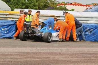© Octane Photographic 2010. British F3 – Thruxton . Carlos Huertas - Raikkonen Roberton Racing. 7th August 2010. Digital Ref : CB1D8104