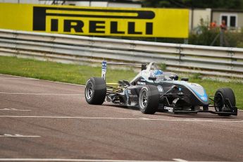 © Octane Photographic 2010. British F3 – Thruxton . Gabriel Dias - Hitech Racing. 7th August 2010. Digital Ref : CB1D8141