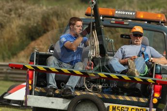 © Octane Photographic 2010. British F3 – Thruxton . Thruxton recovery crew. 8th August 2010. Digital Ref : CB1D9570