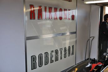 © Octane Photographic 2010. British F3 – Thruxton . Raikkonen Robertson Racing garage, 8th August 2010. Digital Ref : CB5D3851