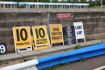 © Octane Photographic 2010. British F3 – Thruxton . Pit signs. 8th August 2010. Digital Ref : CB5D3862