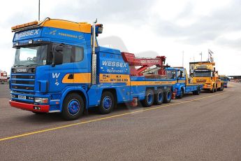 © Octane Photographic 2010. British F3 – Thruxton . Thruxton recovery trucks (truck racing weekend). 8th August 2010. Digital Ref :