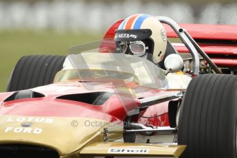 World © Octane Photographic 2010. 2010 Classic Lotus Festival, Snetterton. June 20th 2010. Lotus 49 - Mike Gascoyne. Digital Ref : 0028CB1D7665A