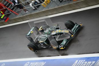 © Octane Photographic 2010. 2010 F1 Belgian Grand Prix, Friday August 27th 2010. Lotus T127 - Heikki Kovalainen. Digital Ref : 0030CB1D0068