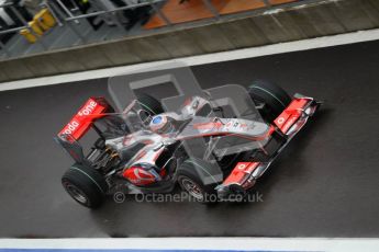 © Octane Photographic 2010. 2010 F1 Belgian Grand Prix, Friday August 27th 2010. McLaren MP4/25 - Jenson Button. Digital Ref : 0030CB1D0150