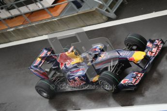 © Octane Photographic 2010. 2010 F1 Belgian Grand Prix, Friday August 27th 2010. Red Bull RB6 - Sebastian Vettel. Digital Ref : 0030CB1D0193