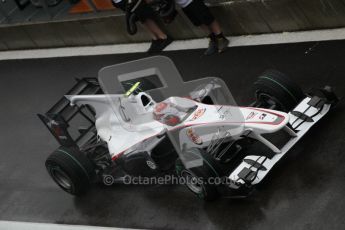 © Octane Photographic 2010. 2010 F1 Belgian Grand Prix, Friday August 27th 2010. Sauber C29 - Kamui Kobayashi. Digital Ref : 0030CB1D0249
